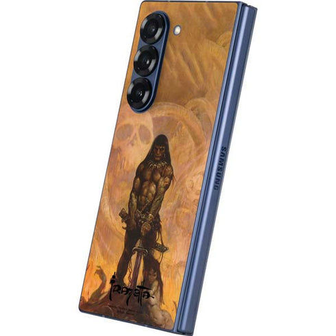Barbarian by Frazetta Galaxy Z Fold6 Skin